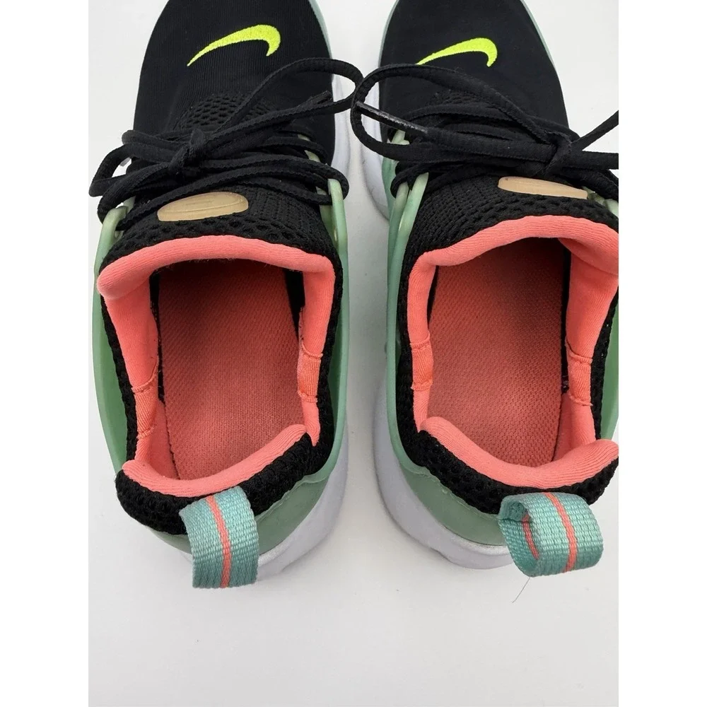 Nike Air Presto GS Black Mint Green Hot Lava Youth 5Y Womens 6.5